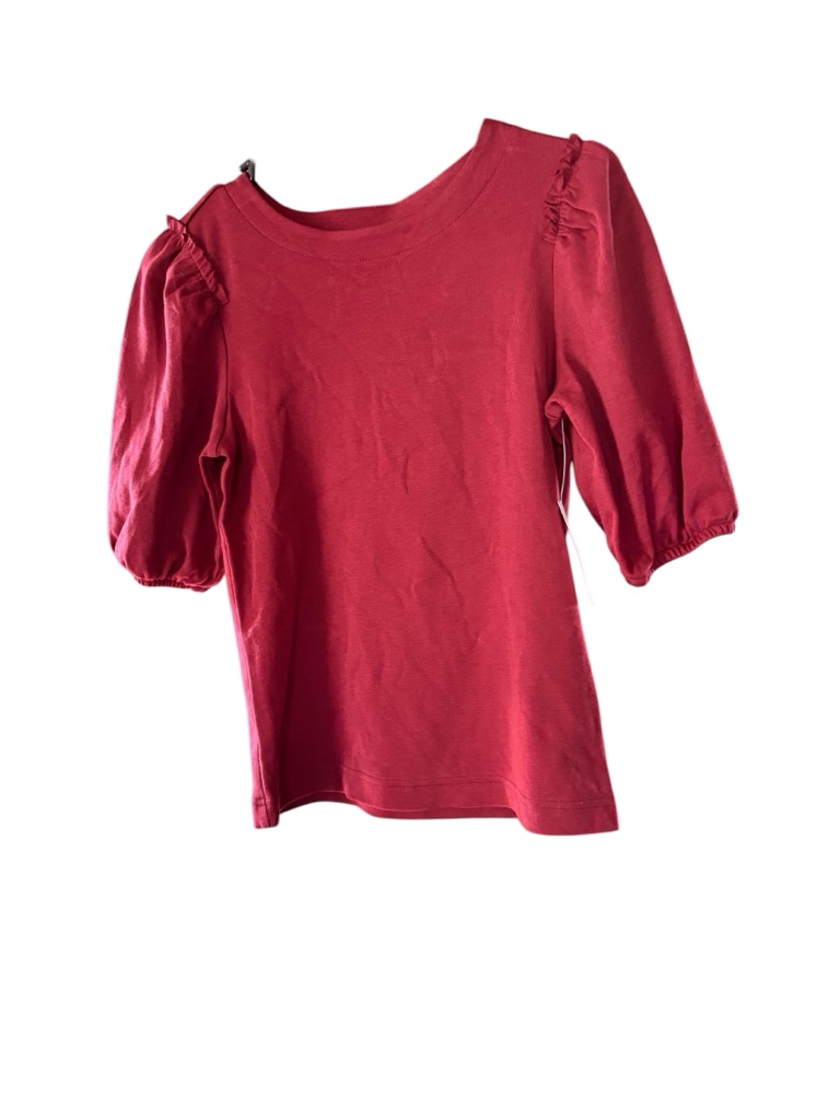 Time And Tru Deep Burgandy Crewneck Tee